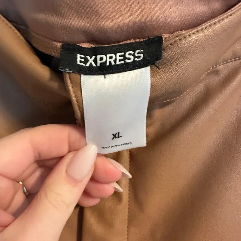 Express Leather Pants - Picture 2 of 3